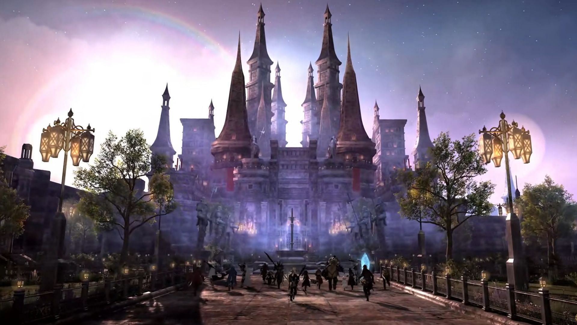 What a gorgeous view of San d'Oria Castle! (Image via Square Enix)
